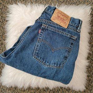 VINTAGE Levi's 560 High Rise Loose Fit Red Tag Mom Jeans Size 12 EUC